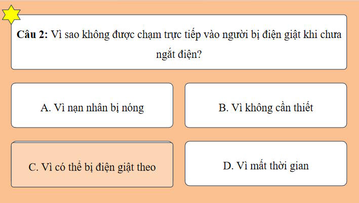 Trò chơi khởi động Công nghệ 8 Bài 13