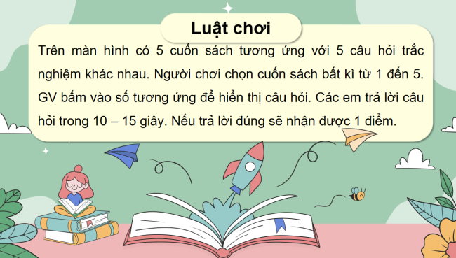 Game khởi động Lịch sử - Địa lí 4 Bài 15
