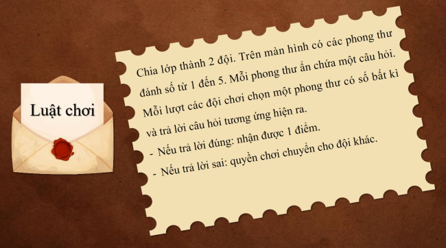 Game khởi động Lịch sử - Địa lí 4 Bài 4