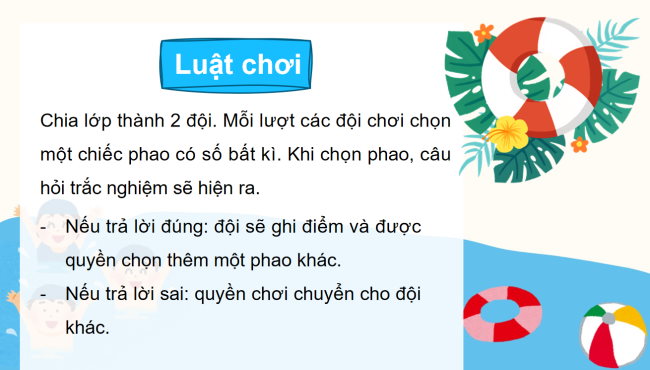 Game khởi động Lịch sử - Địa lí 4 Bài 5