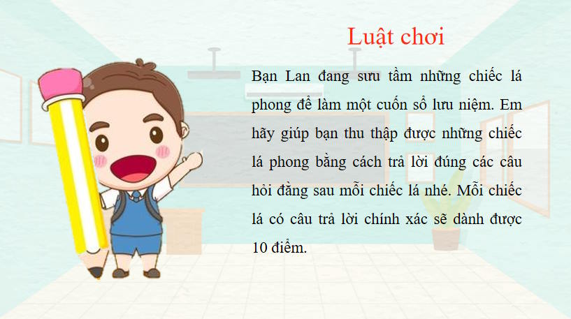 Trò chơi khởi động Công nghệ 8 Ôn tập chương 4