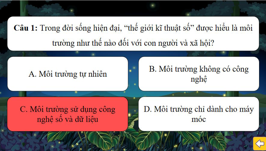 Trò chơi khởi động Tin học 9 Bài 1: