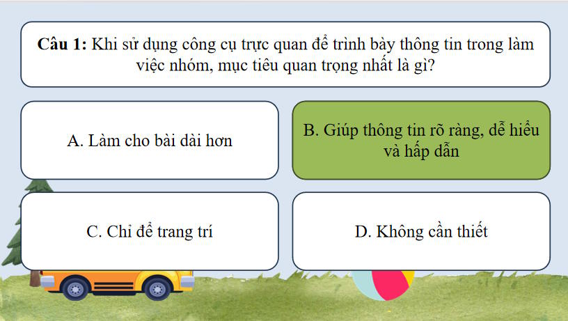 Trò chơi khởi động Tin học 9 Bài 8: