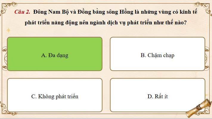 Trò chơi khởi động Địa lí 9 Bài 9
