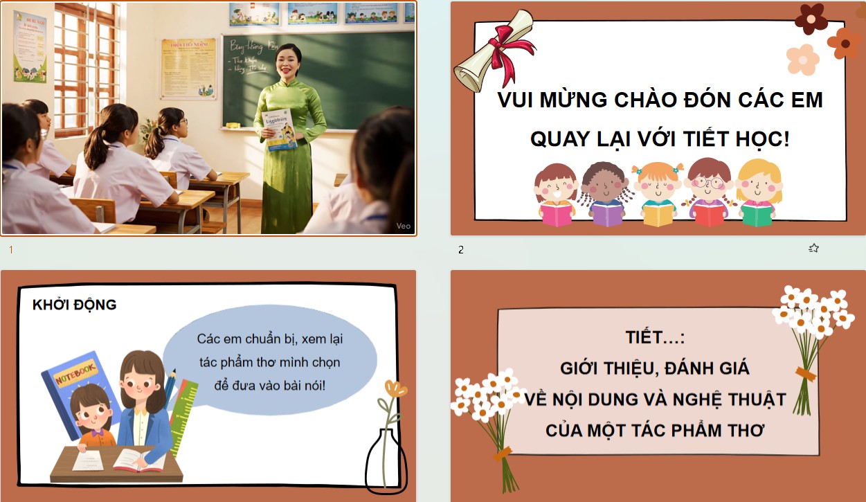Bài giảng Ngữ Văn 10 KNTT Bài 2: Giới thiệu, đánh giá về nội dung và nghệ thuật của một tác phẩm thơ