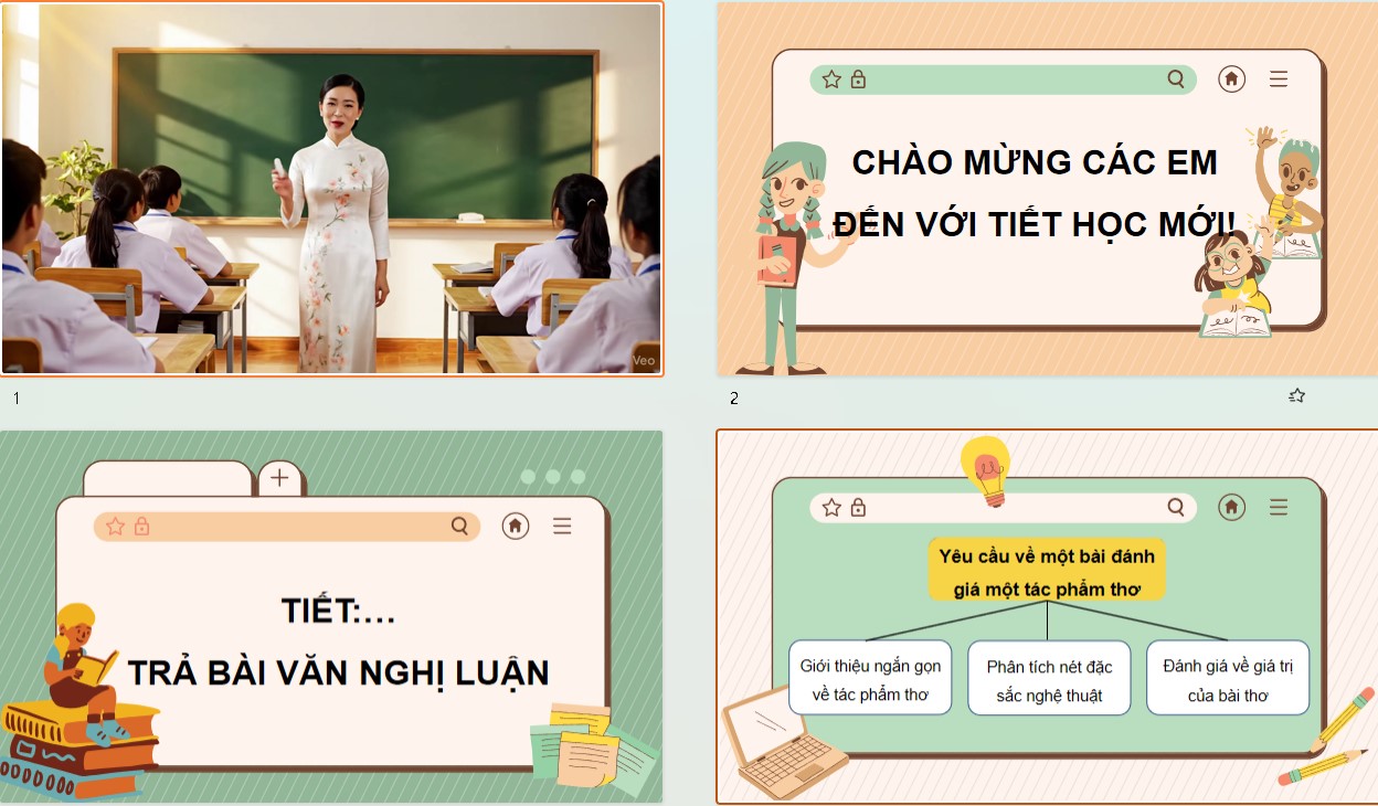 Bài giảng PowerPoint Ngữ Văn 10 Kết nối tri thức Bài 2: Trả bài