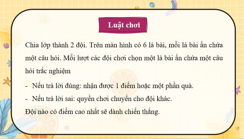 Game khởi động Tin học 10 Bài 12