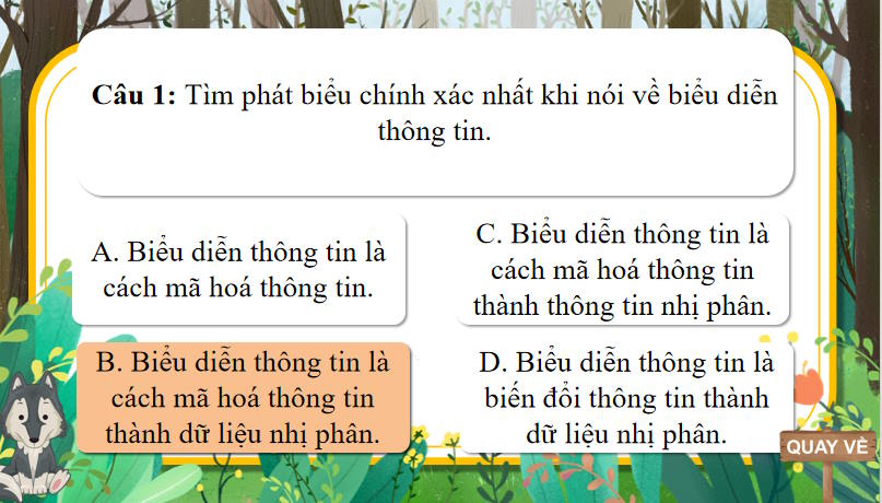 Game khởi động Tin học 10 Bài 3