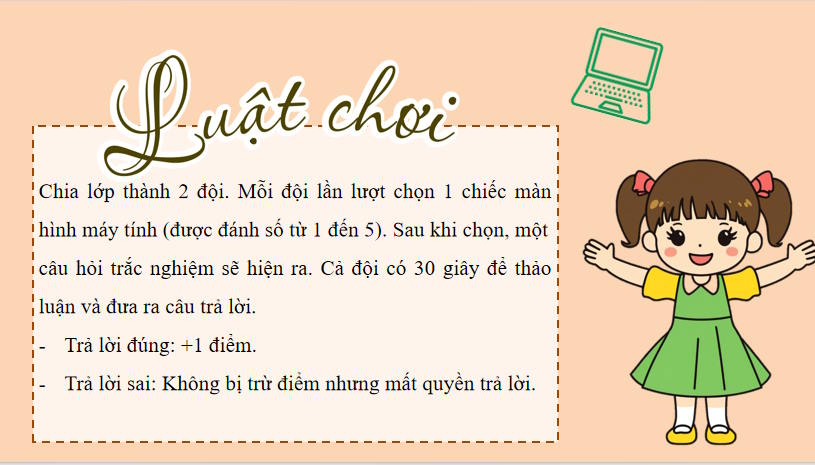 Game khởi động Tin học 10 Bài 4