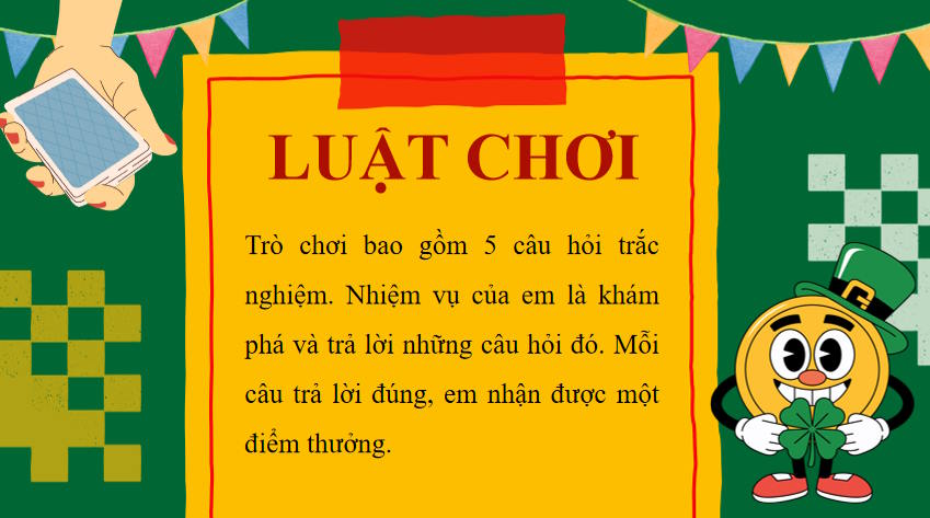 Game khởi động Tin học 10 Bài 9