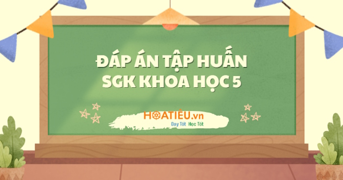 Đáp án câu hỏi sau tập huấn SGK lớp 5 môn Khoa học