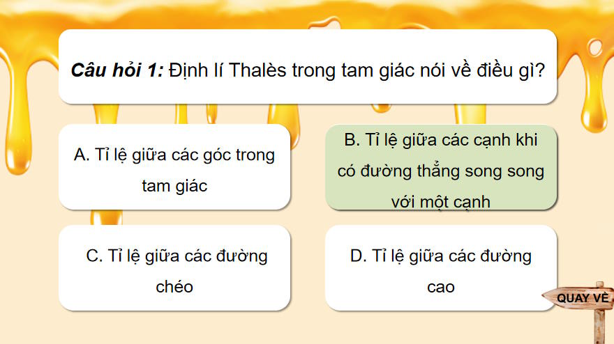 Trò chơi khởi động Toán 8 Bài 15