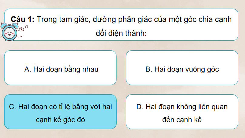 Trò chơi khởi động Toán 8 Bài 17
