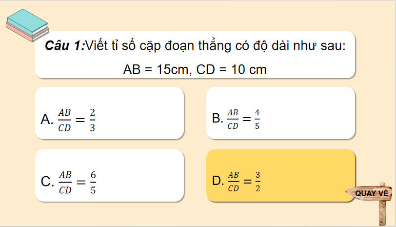 Game khởi động Toán 8 Luyện tập chung trang 87