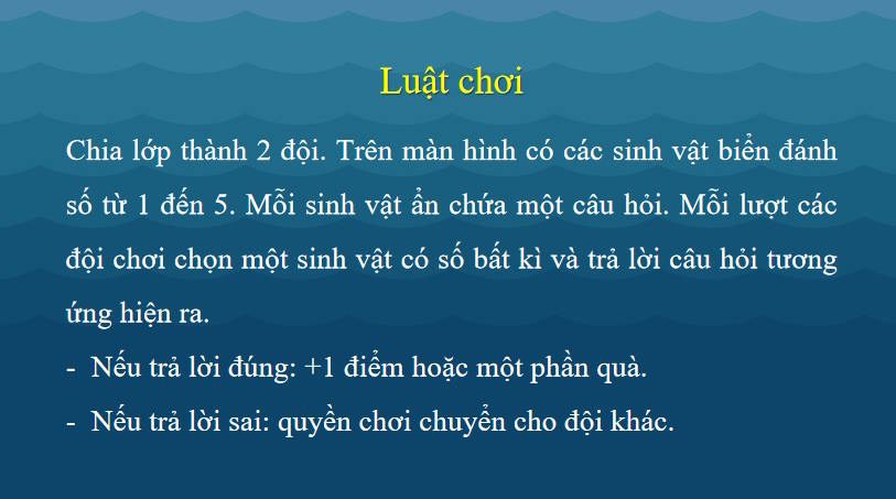 Trò chơi khởi động Tin học 10 Bài 30