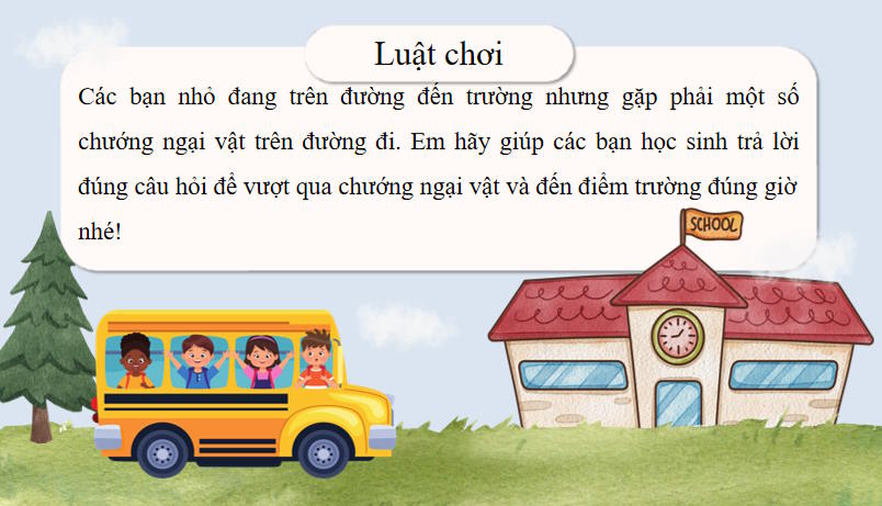 Trò chơi khởi động Tin học 10 Bài 32