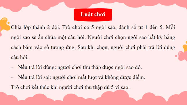 Game khởi động Lịch sử 6 Bài 23