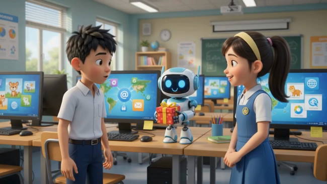 Video khởi động Tin học 6 Bài 7