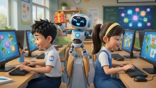 Video khởi động Tin học 6 Bài 7