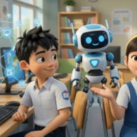 Video AI khởi động Tin học 6 Bài 7: Tìm kiếm thông tin trên Internet