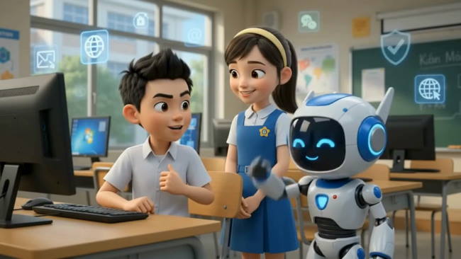 Video khởi động Tin học 6 Bài 9