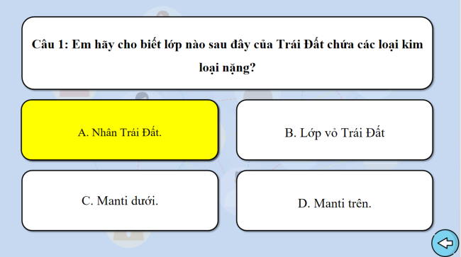 Game khởi động Lịch sử 6 Bài 29