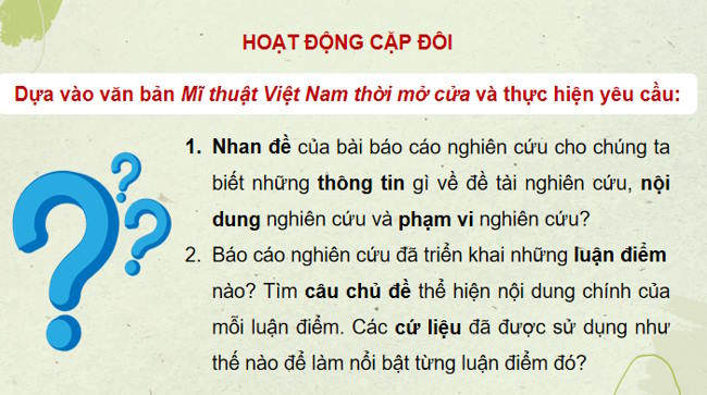 Ngữ văn 12 Bài 5: Viết báo cáo nghiên cứu về một vấn đề tự nhiên xã hội