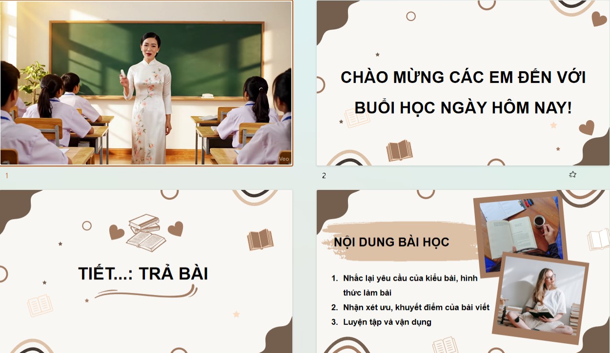 Bài giảng PowerPoint Ngữ Văn 10 Kết nối tri thức Bài 5: Trả bài