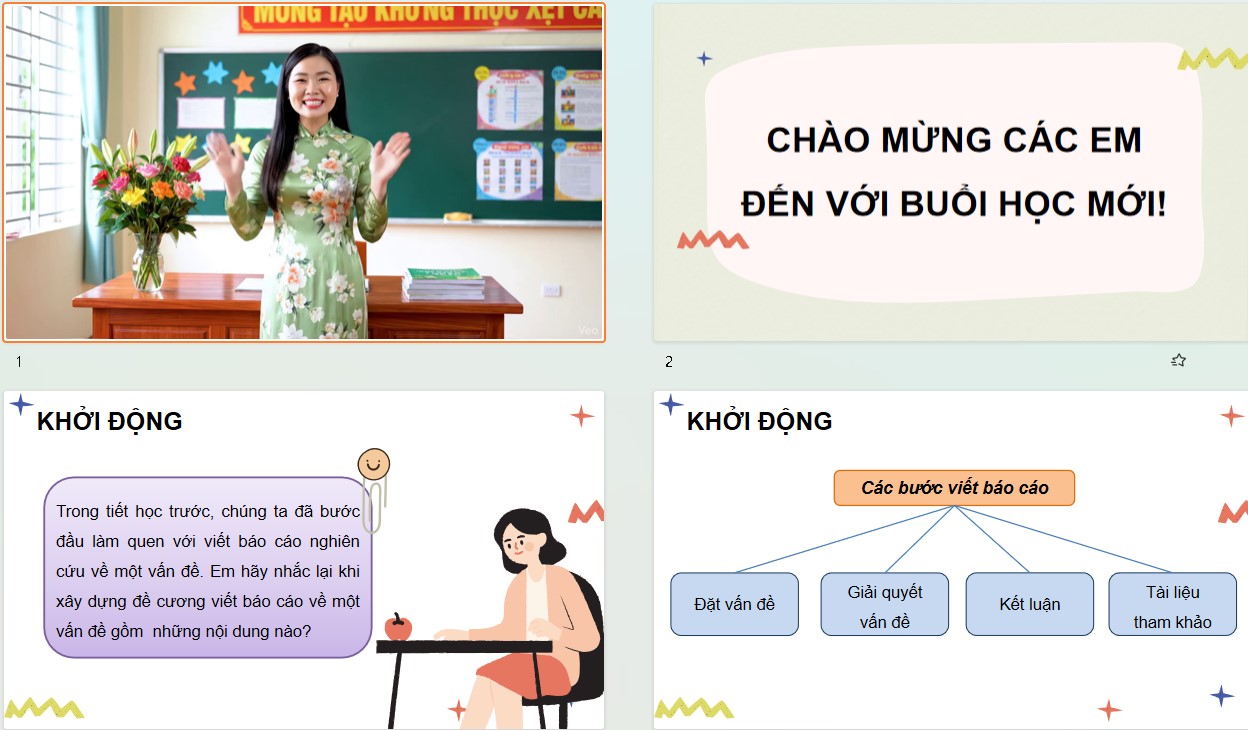 Bài giảng Ngữ Văn 10 KNTT Bài 5: Viết báo cáo nghiên cứu về một vấn đề văn hóa truyền thống Việt Nam