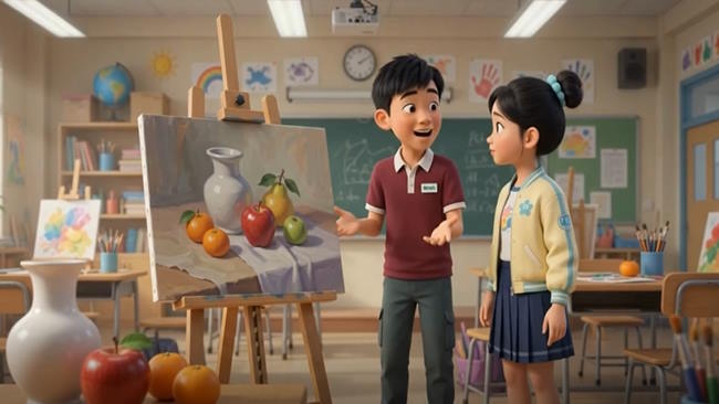 Video AI mở đầu Mĩ thuật lớp 7 Bài 9