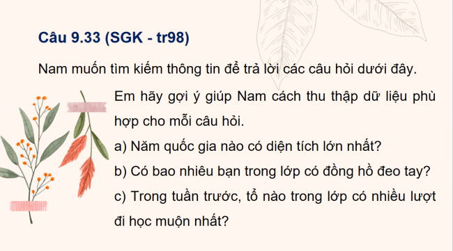 PowerPoint Toán 6 Bài tập cuối chương IX