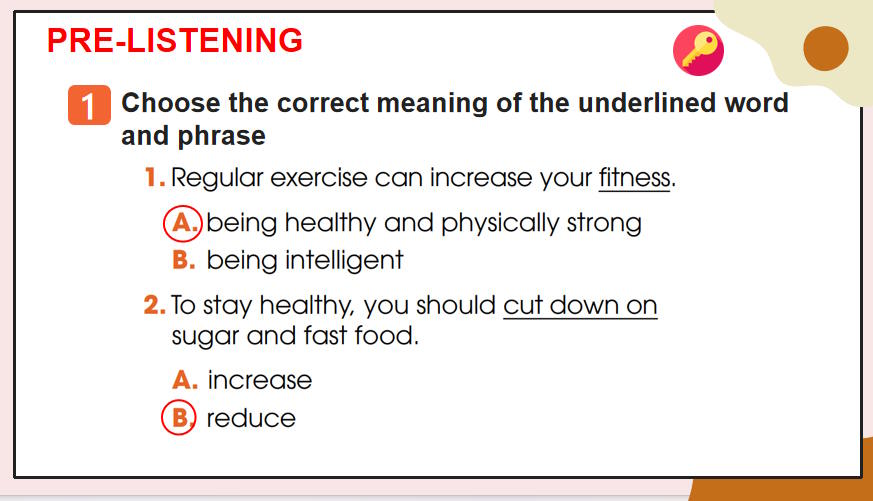 PowerPoint Tiếng Anh 11 Unit 1: Listening