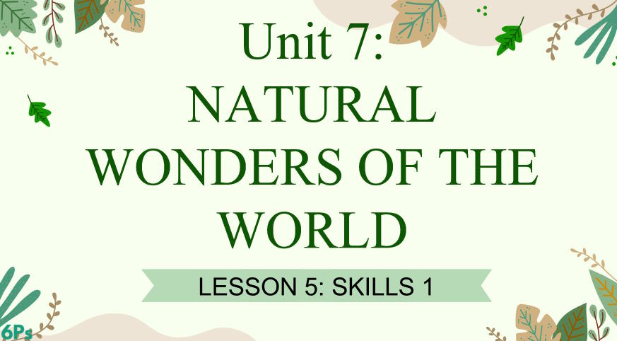 Giáo án Tiếng Anh 9 Unit 7: Skills 1
