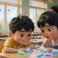 Video AI khởi động Khoa học 5 Bài 18: Vi khuẩn xung quanh chúng ta