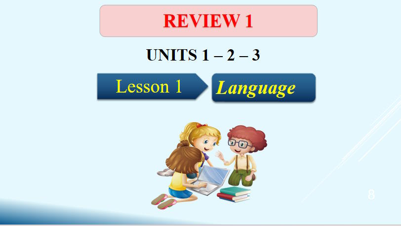 Tiếng Anh 9 Review 1: Language