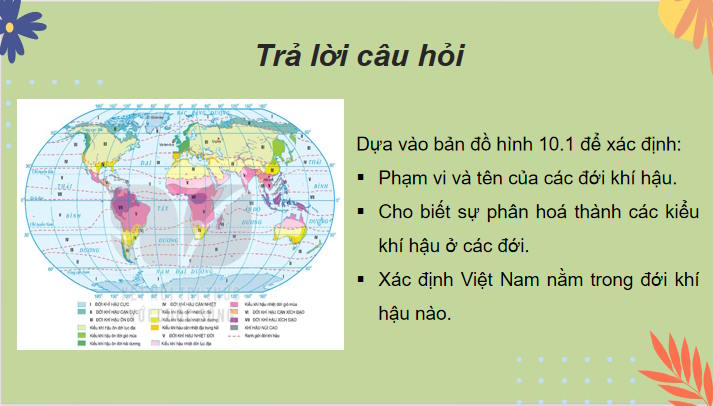 Giáo án Địa lí 10 Bài 10