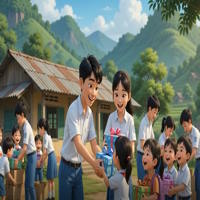 Video AI khởi động Hoạt động trải nghiệm 7 Chủ đề 6 Bài 2: Tham gia hoạt động thiện nguyện