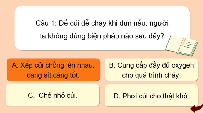 Game khởi động Khoa học tự nhiên 6 Bài 14