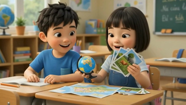 Video khởi động Lịch sử - Địa lí 4 Bài 1