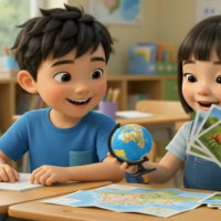 Video AI khởi động Lịch sử - Địa lí 4 Bài 1: Làm quen với phương tiện học tập môn Lịch sử và Địa lí