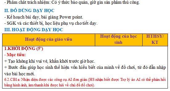 Giáo án tích hợp NLS Công nghệ 3 Bài 10