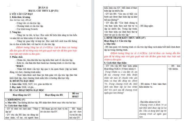 Giáo án tích hợp NLS Tin học 5 Bài 11