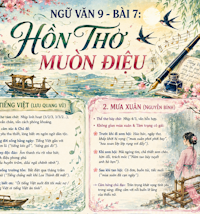 Infographic Ngữ văn 9 (Cả năm)