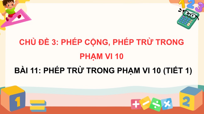 PowerPoint Toán 1 Bài 11