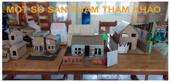 Slide có chèn hình ảnh về ngôi nhà