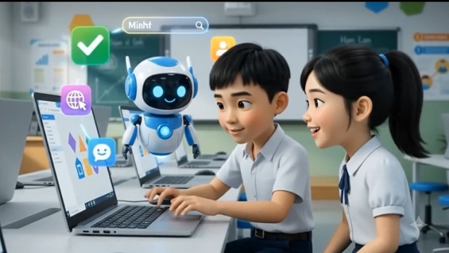 Video AI mở đầu Tin học 9 Bài 9a