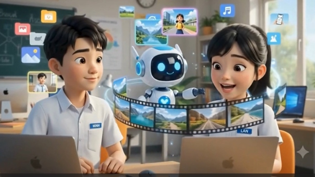 Video AI mở đầu Tin học 9 Bài 9b