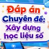 Gợi ý đáp án Chuyên đề: Xây dựng học liệu số đầy đủ nhất