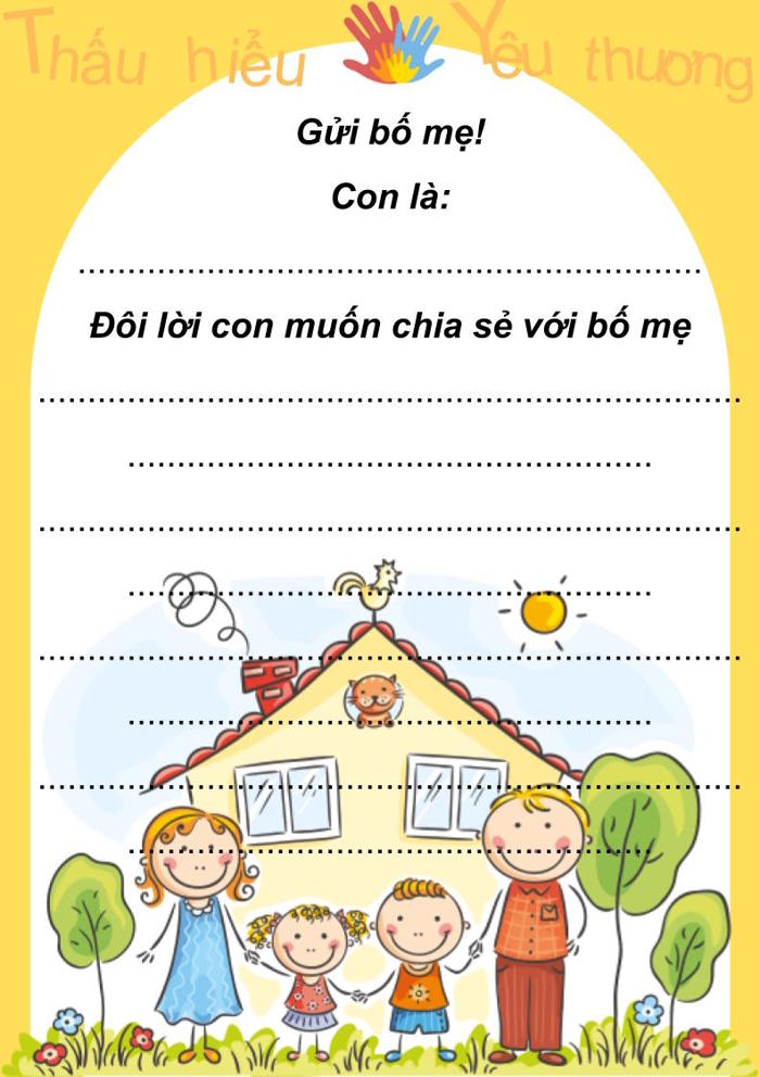 Thư gửi bố mẹ
